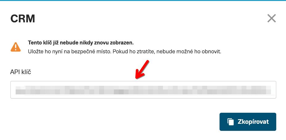 Ukázka tokenu v API Fénix