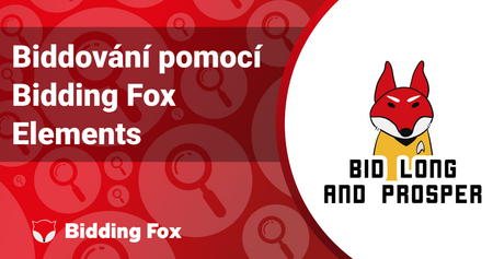 Biddování pomocí Bidding Fox Elements