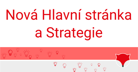 Nová Hlavní stránka a Strategie